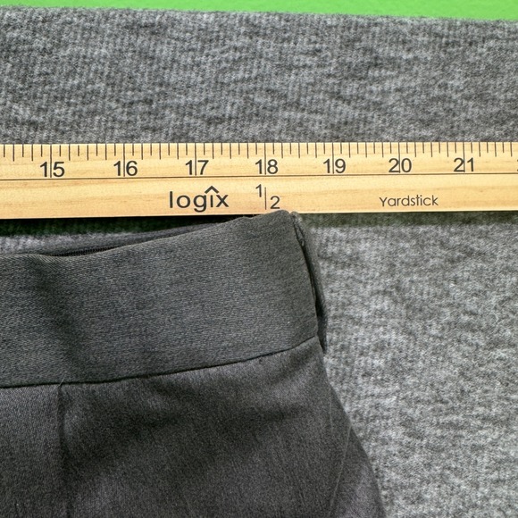 George Men's 36x34 Dress Pants Charcoal Grey Classic Pleated Recycled Polyester - Picture 7 of 8